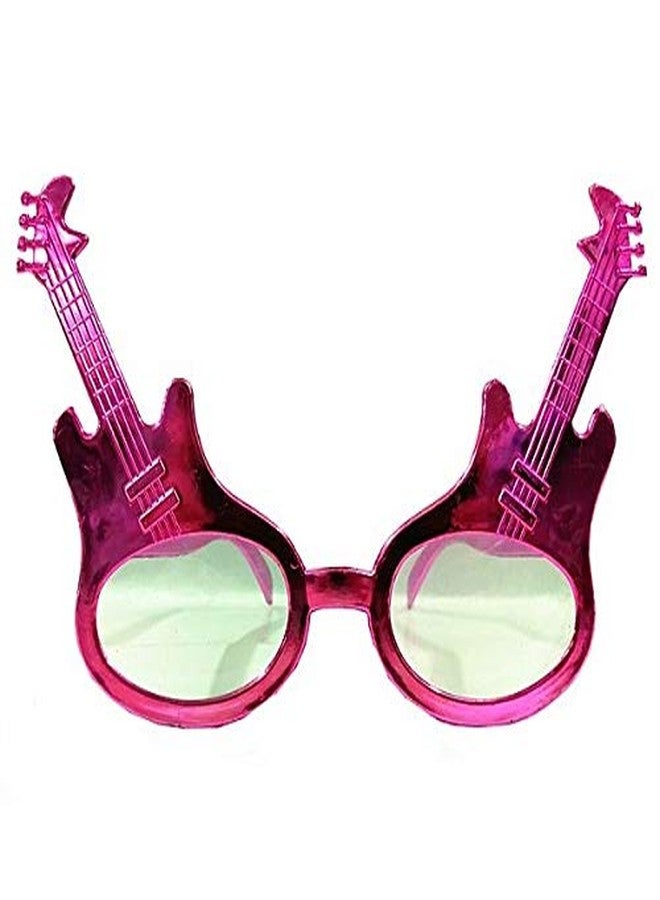 Evisha Colourful Guitar Goggles/Eye mask/Party Mask Party Eye wear (Pack of 6) - Image 3